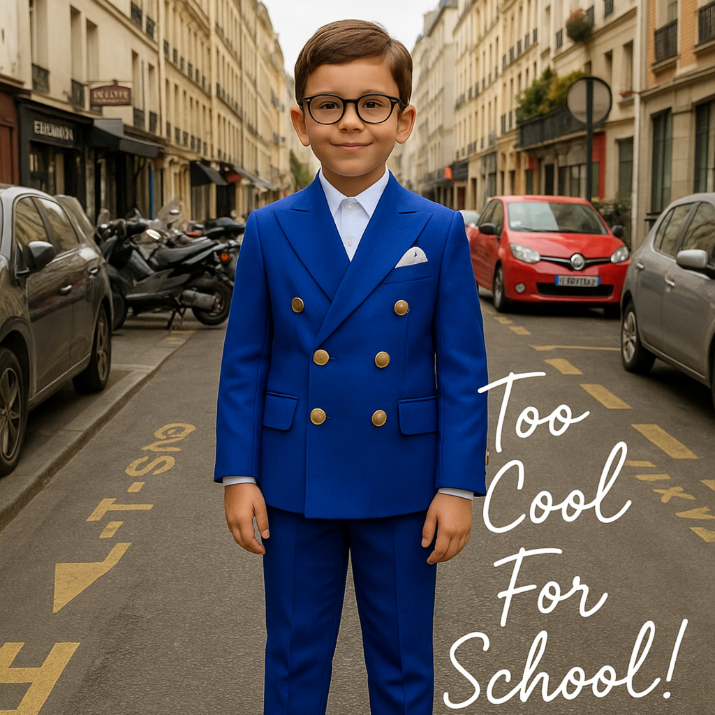 Golden Buttons Boys Suit