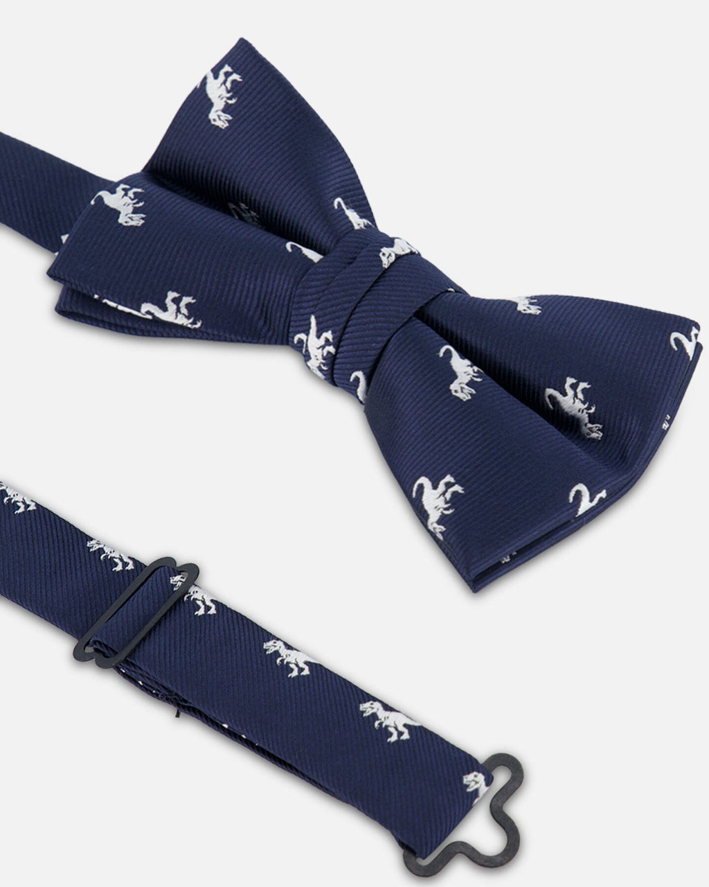 Bow Tie Blue Dino Print