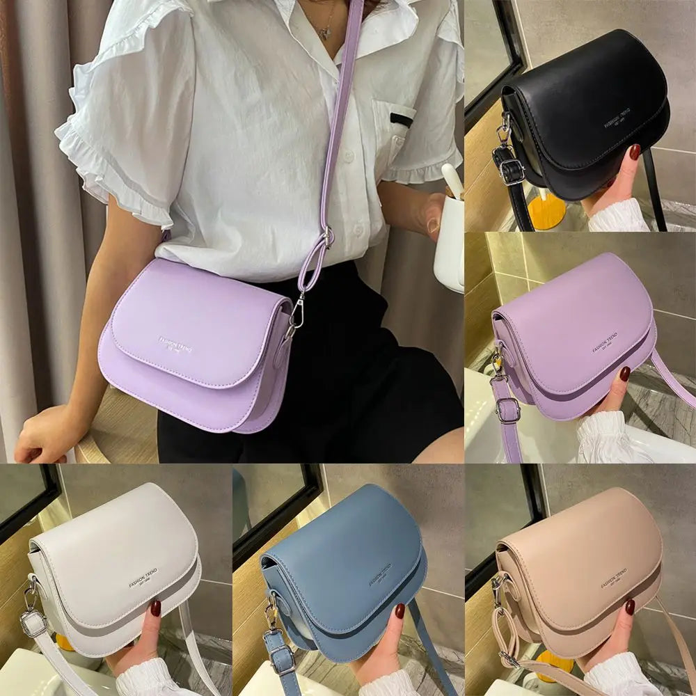 Sac bandoulière femme uni – Style selle