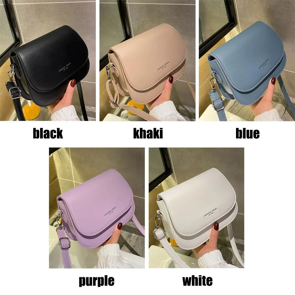 Sac bandoulière femme uni – Style selle