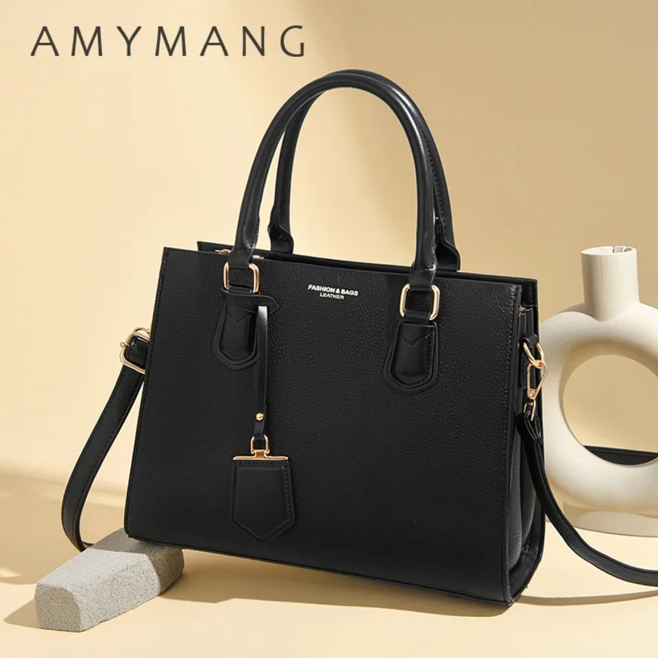 Sac à main femme 3 compartiments en similicuir – Grande capacité