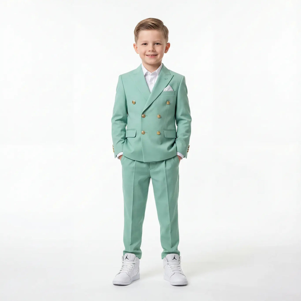 Golden Buttons Boys Suit