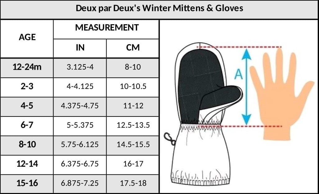 Winter Mittens Play Light Blue