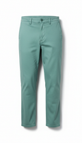 Pantalon unisexe vert aqua en coton