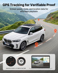 Dash Cam Front and Rear, 4K+1080P, 32 GB Card Included, Dual Channel