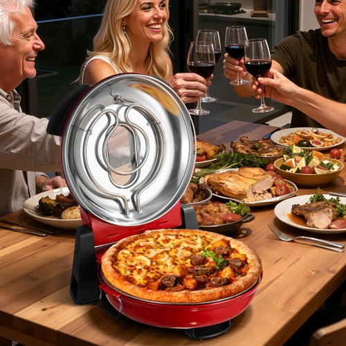Pizza Oven, 304.8 mm Electric Pizza Maker, 1200W Electric Pizzas