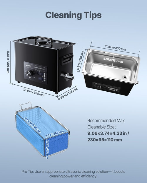 6L Ultrasonic Cleaner, Professional Ultrasonic Cleaner Machine with