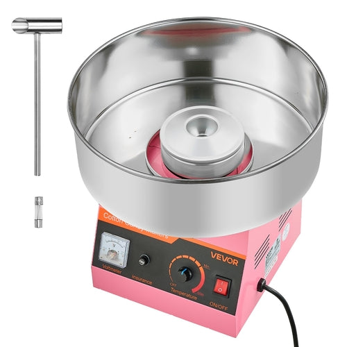 Cotton Candy Machine Commercial, 1000W Electric Candy Floss Maker,